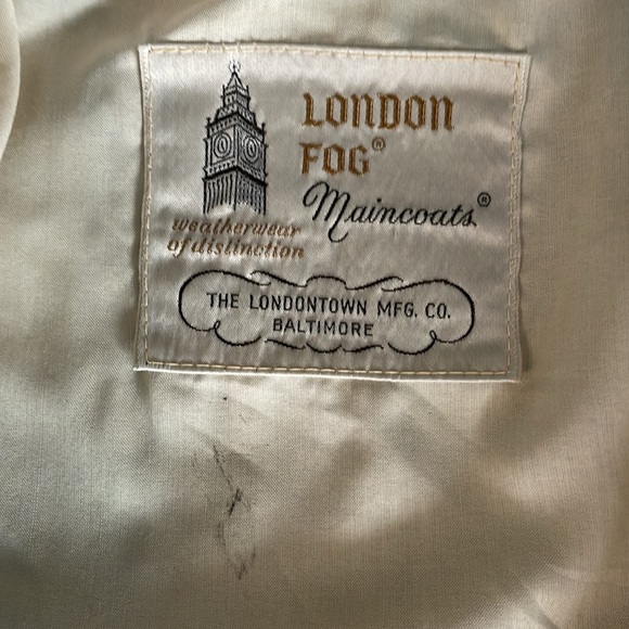 London Fog Vintage, gorgeous, light blue rain jacket women’s size 14 Petite - Picture 8 of 16